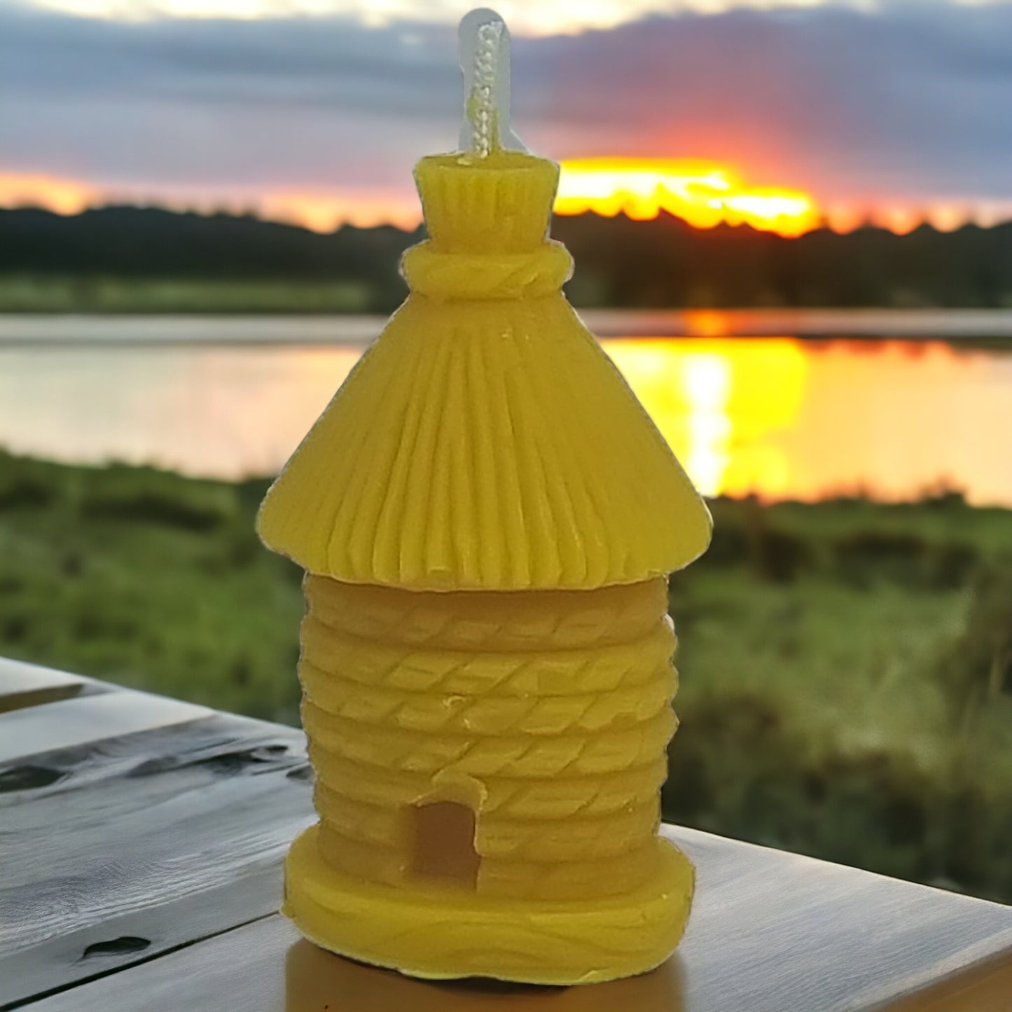Bienenkorb aus Bienenwachs