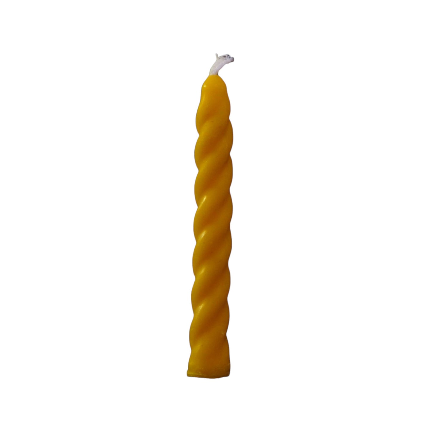 Einzelne Bienenwachskerze für den Weihnachtsbaum