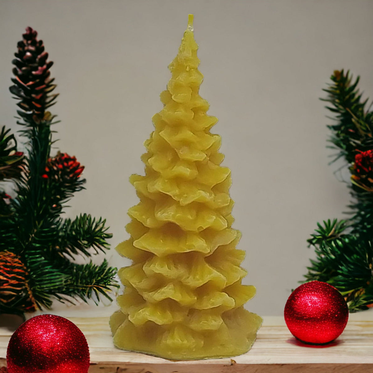 Weihnachtsbaum aus Bienenwachs