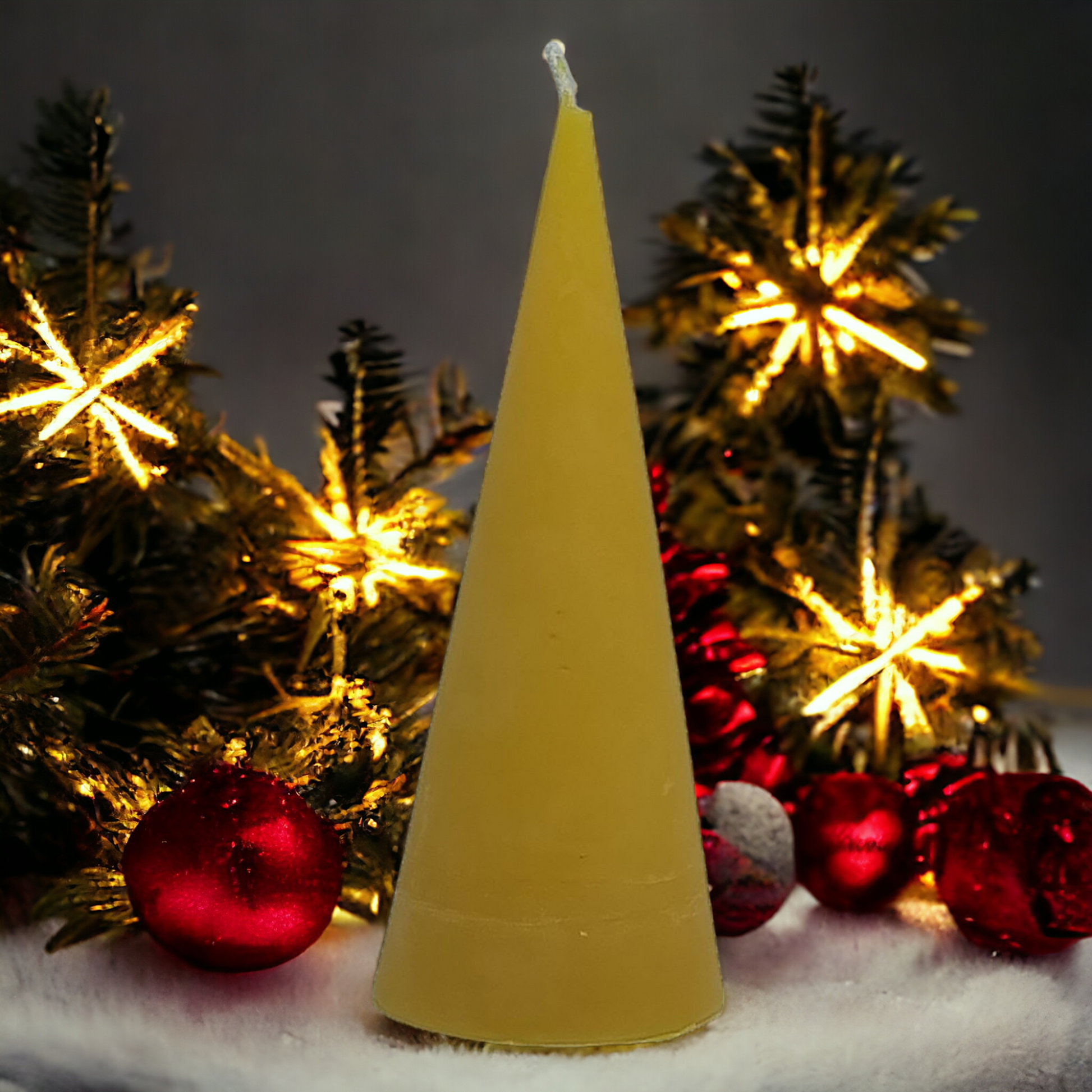 Bienenwachskeze zum Advent