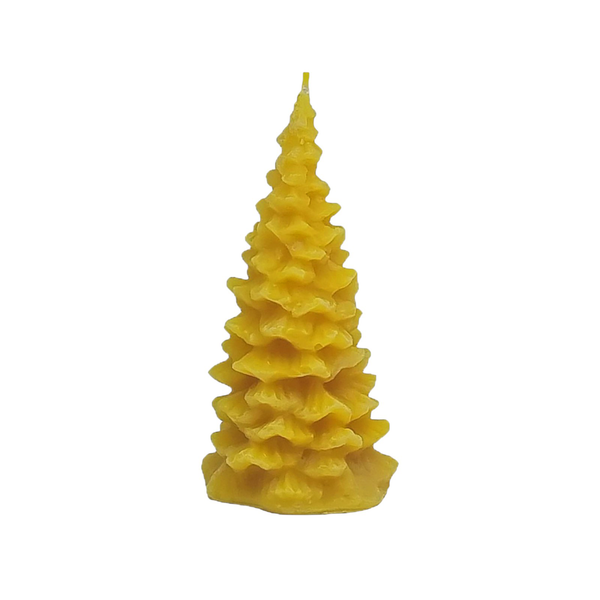 Bienenwachs Kerze Weihnachtsbaum (11cm)