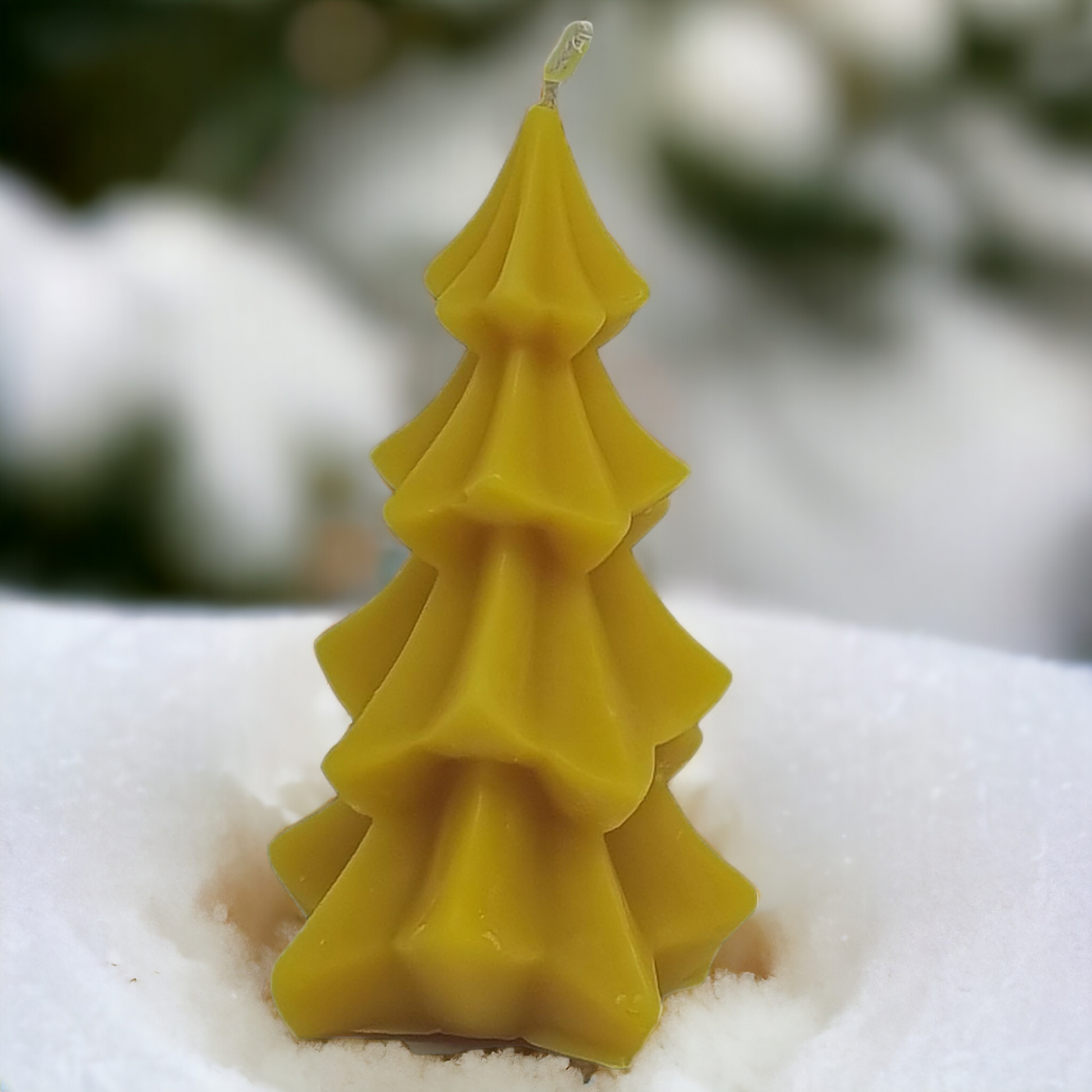 Weihnachtsbaum aus Bienenwachs