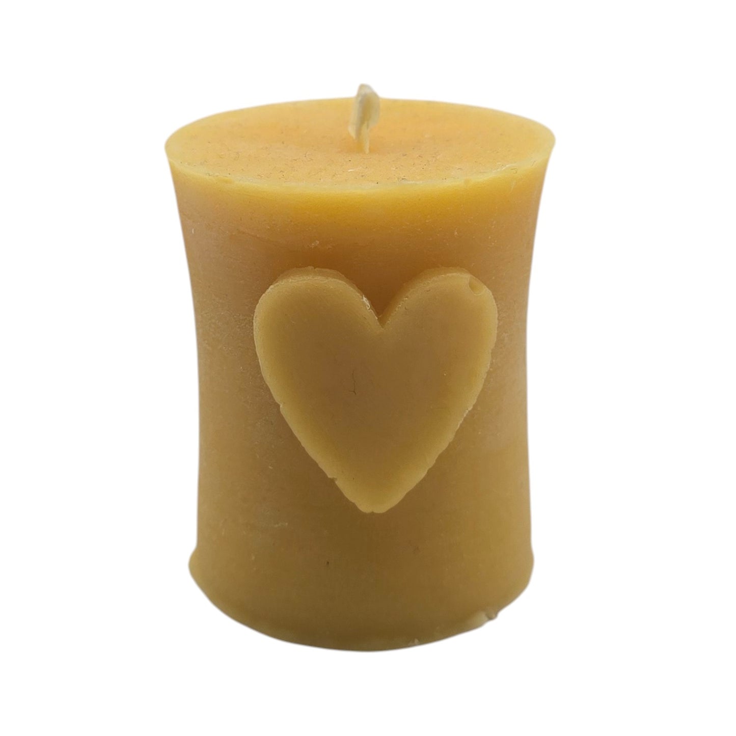Bienenwachs Herzkerze (Handgefertigt) | 100% Reines Bienenwachs