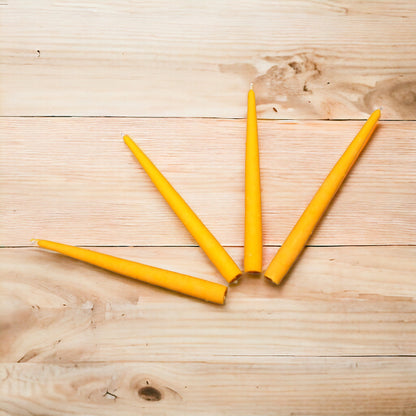 Tischkerze aus Bienenwachs