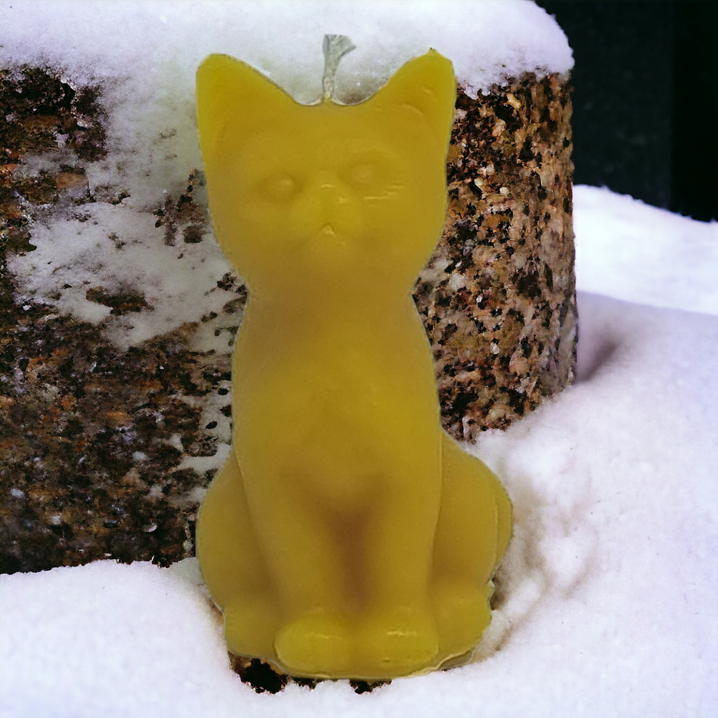 Katze aus Bienenwachs