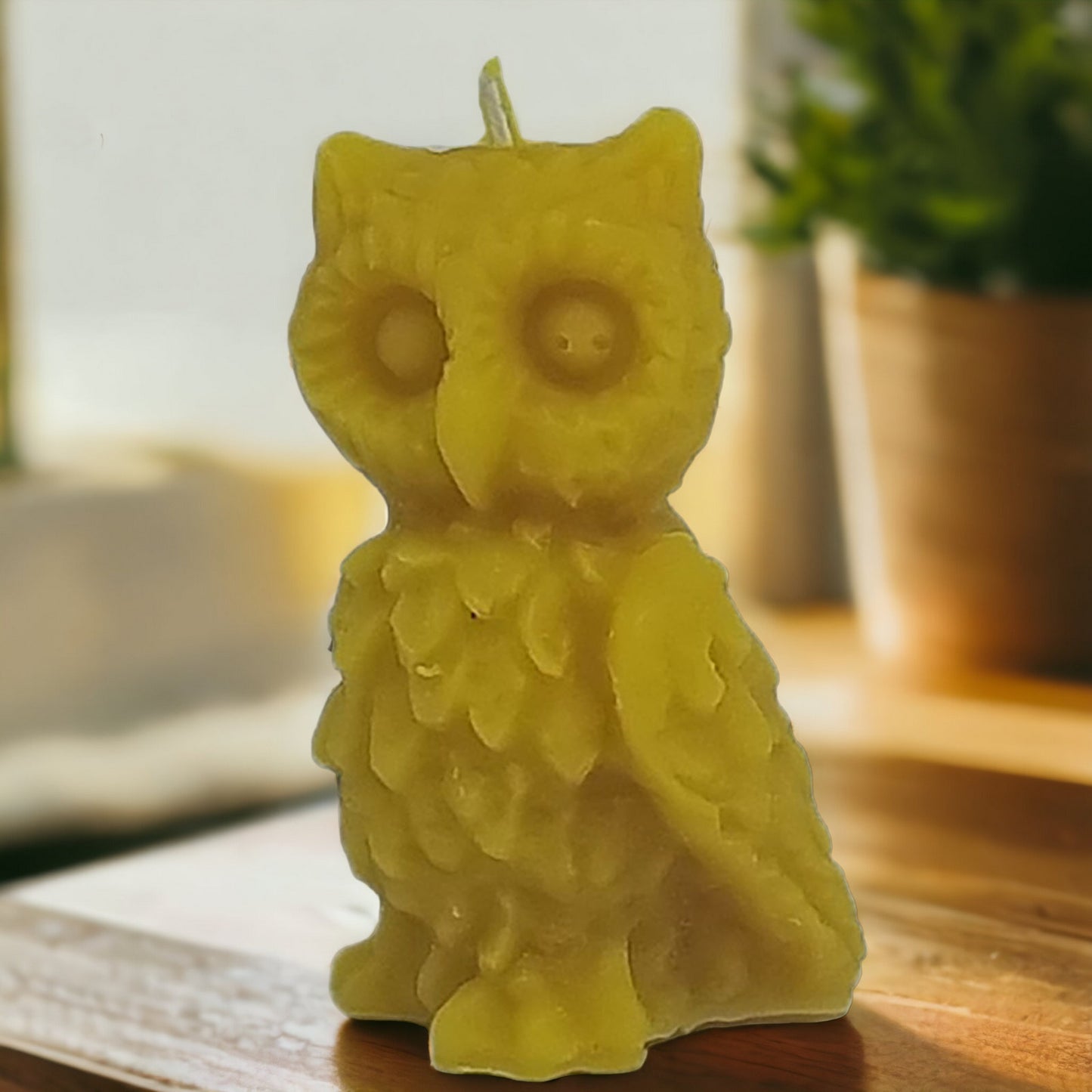 Eule aus Bienenwachs