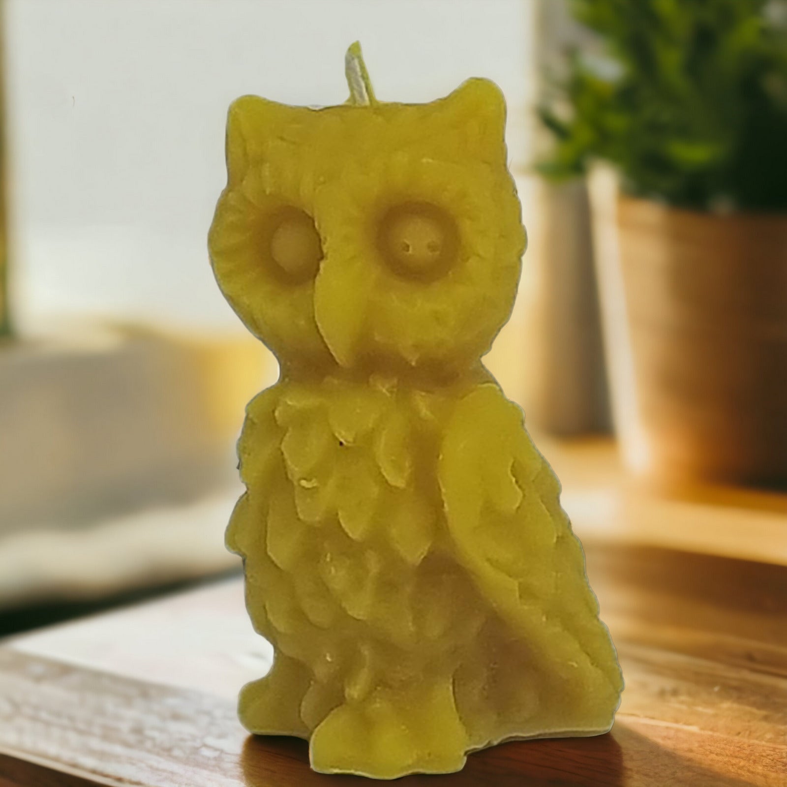 Eule aus Bienenwachs