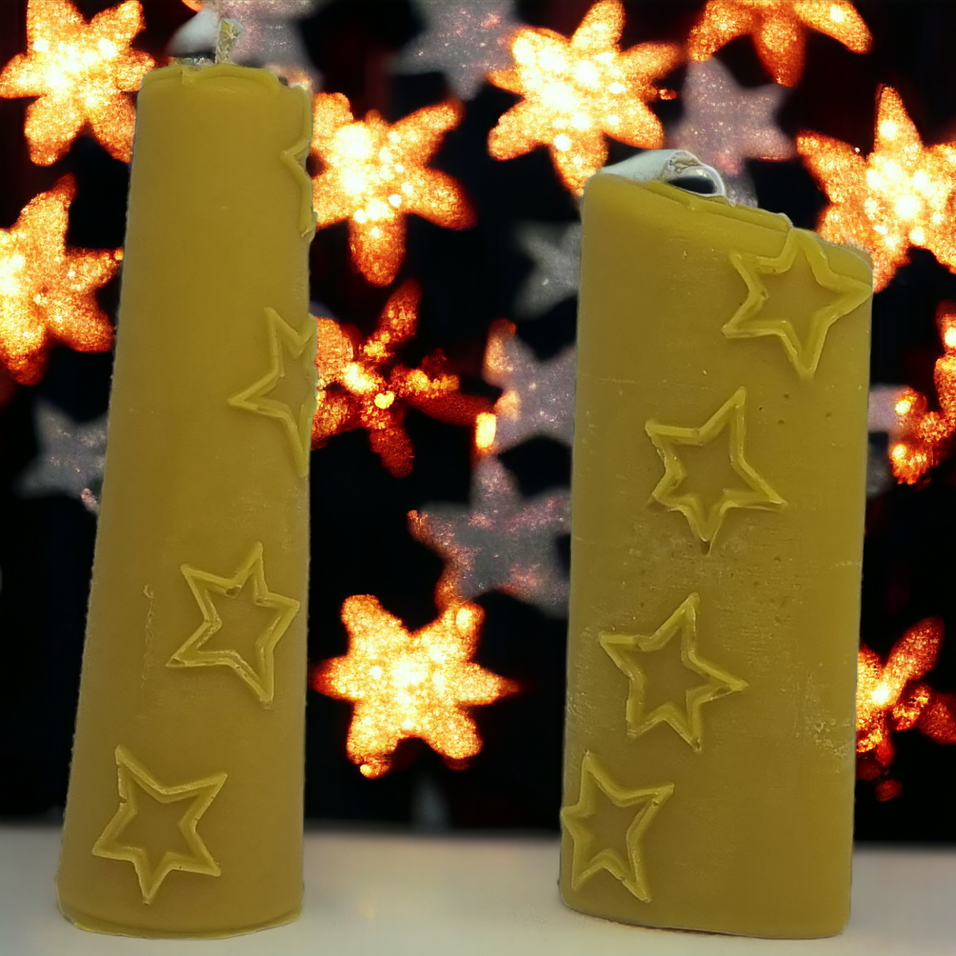 Sterne aus Bienenwachs