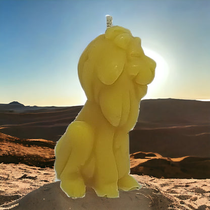 Löwe aus Bienenwachs