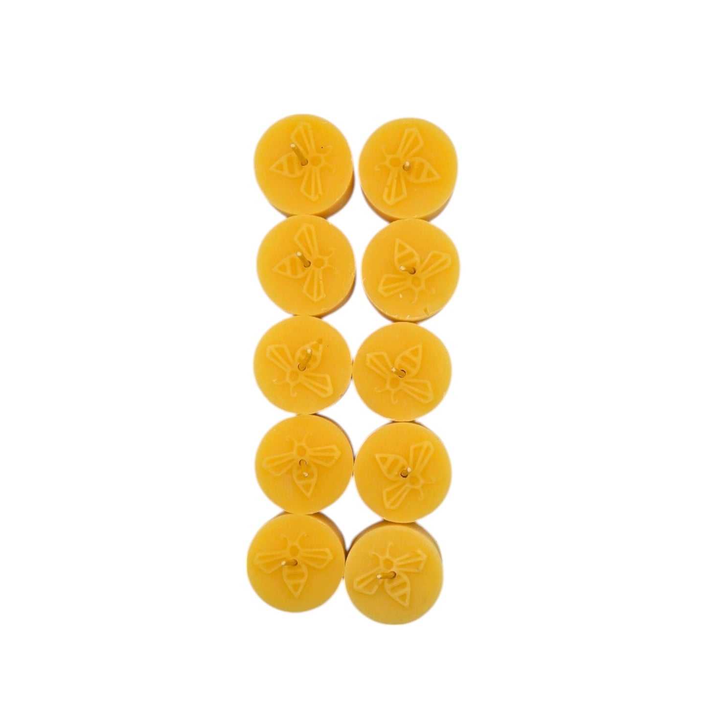 Teelicht mit Motiv Biene