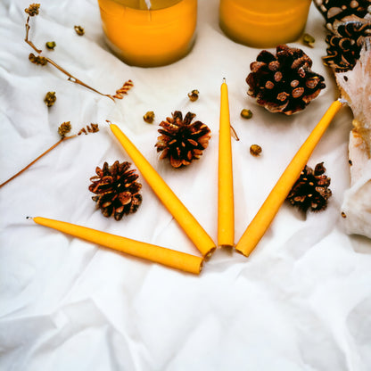 Tischkerze aus Bienenwachs