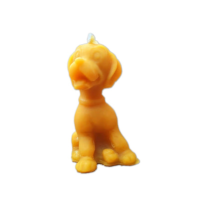 Bienenwachskerze Hund