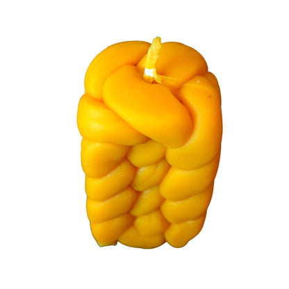 geflochten Kerze aus reinem Bienenwachs